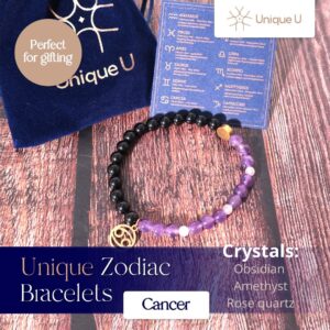 Unique Zodiac Bracelet - Cancer