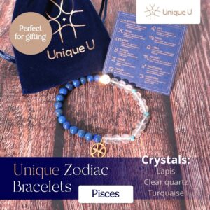 Unique Zodiac Bracelet - Pisces