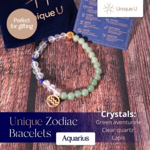 Unique Zodiac Bracelet - Aquarius