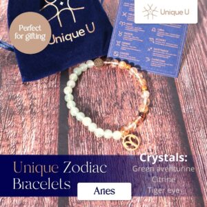 Unique Zodiac Bracelet - Aries