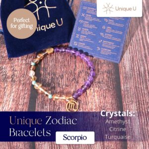 Unique Zodiac Bracelet - Scorpio